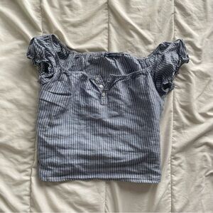 brandy melville ruffle top